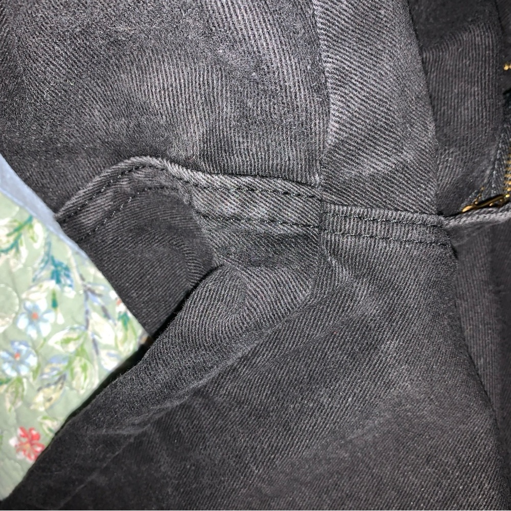 Lee Relaxed Fit Straight Leg Mid Rise Womens 14 Short Black Jeans - Picture 9 of 10